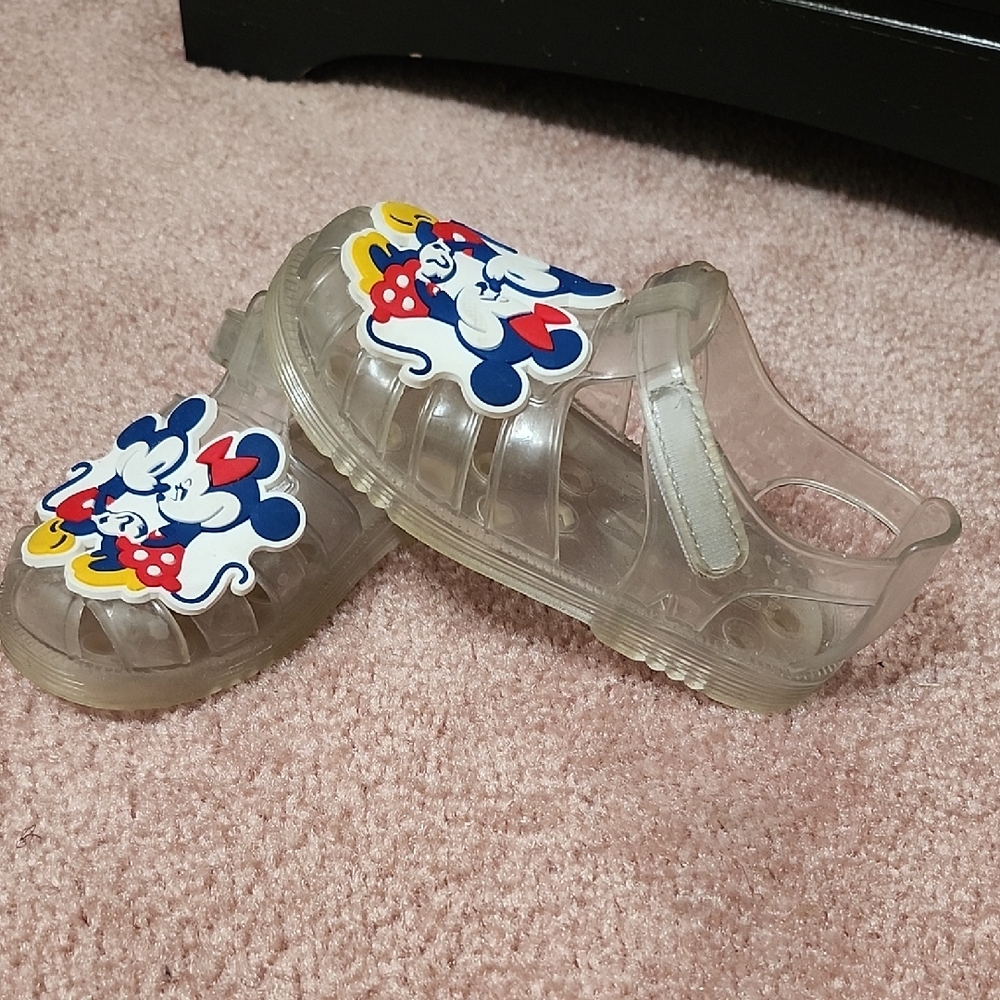 Toddler Mickey Jelly Sandals Sz 7